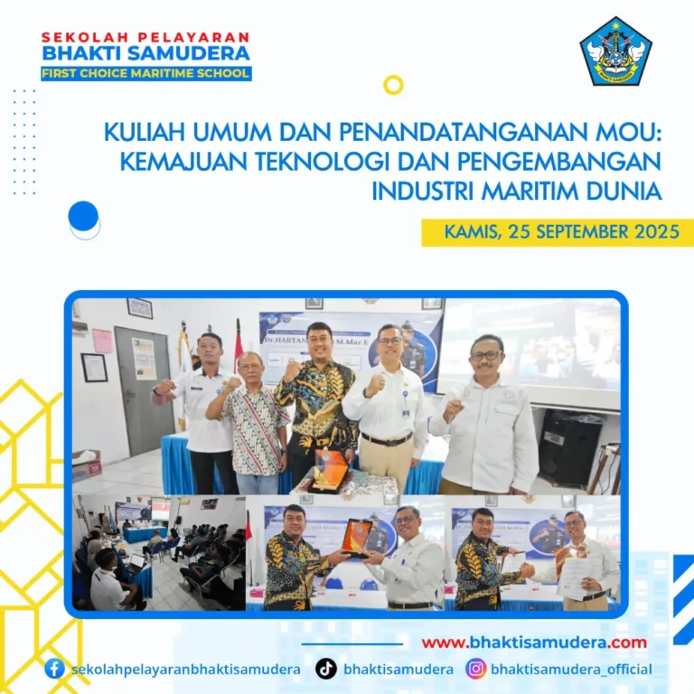 Kuliah Umum dan Penandatanganan MoU Kemajuan Teknologi dan Pengembangan Industri Maritim Dunia